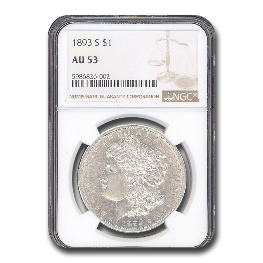 Buy 1893-S Morgan Dollar AU-53 NGC - Click Image to Close