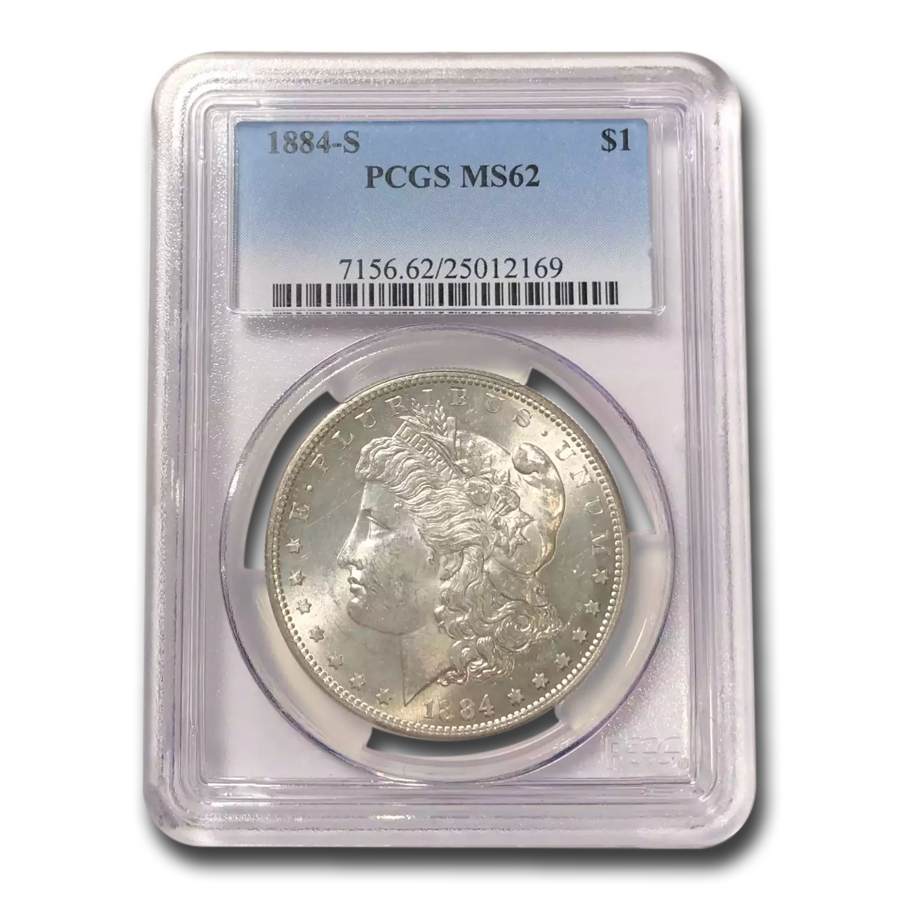 Buy 1884-S Morgan Dollar MS-62 PCGS