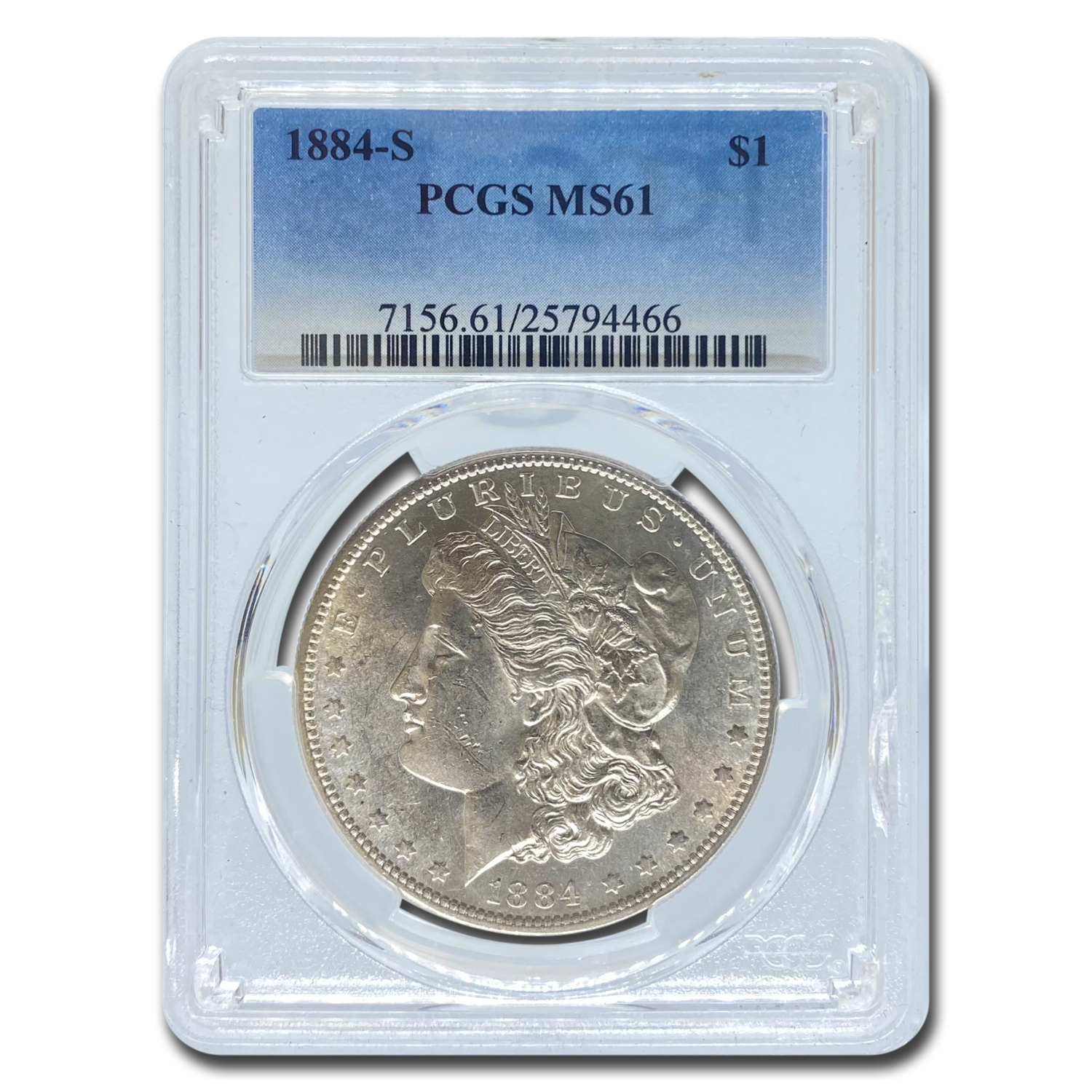 Buy 1884-S Morgan Dollar MS-61 PCGS - Click Image to Close