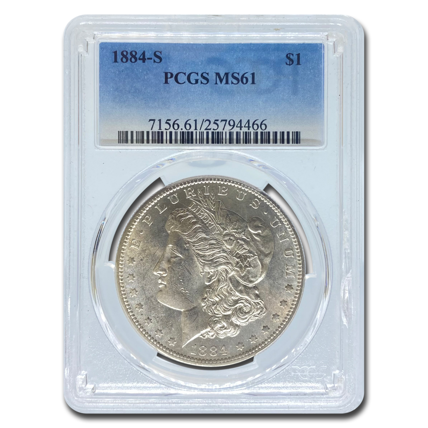 Buy 1884-S Morgan Dollar MS-61 PCGS