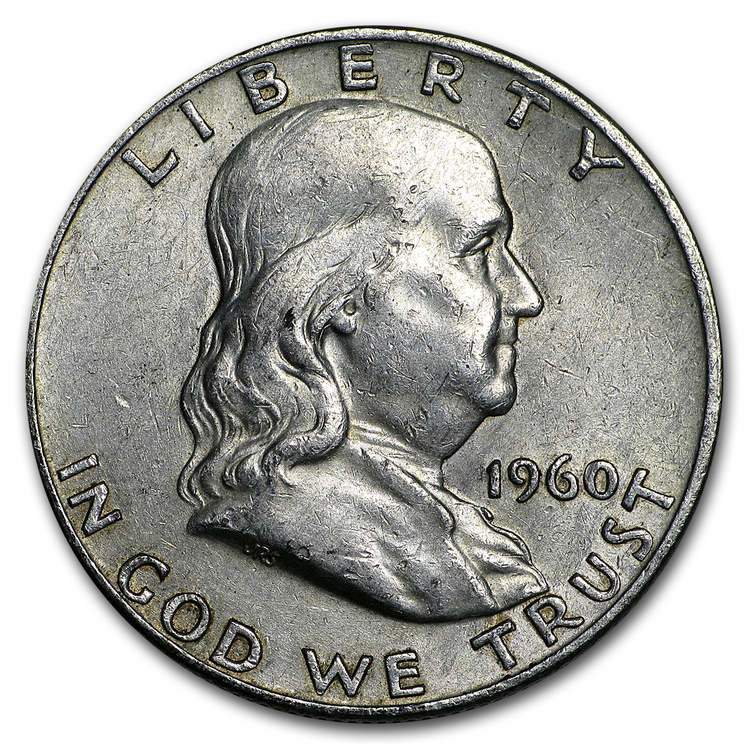 Buy 1960-D Franklin Half Dollar Fine/AU