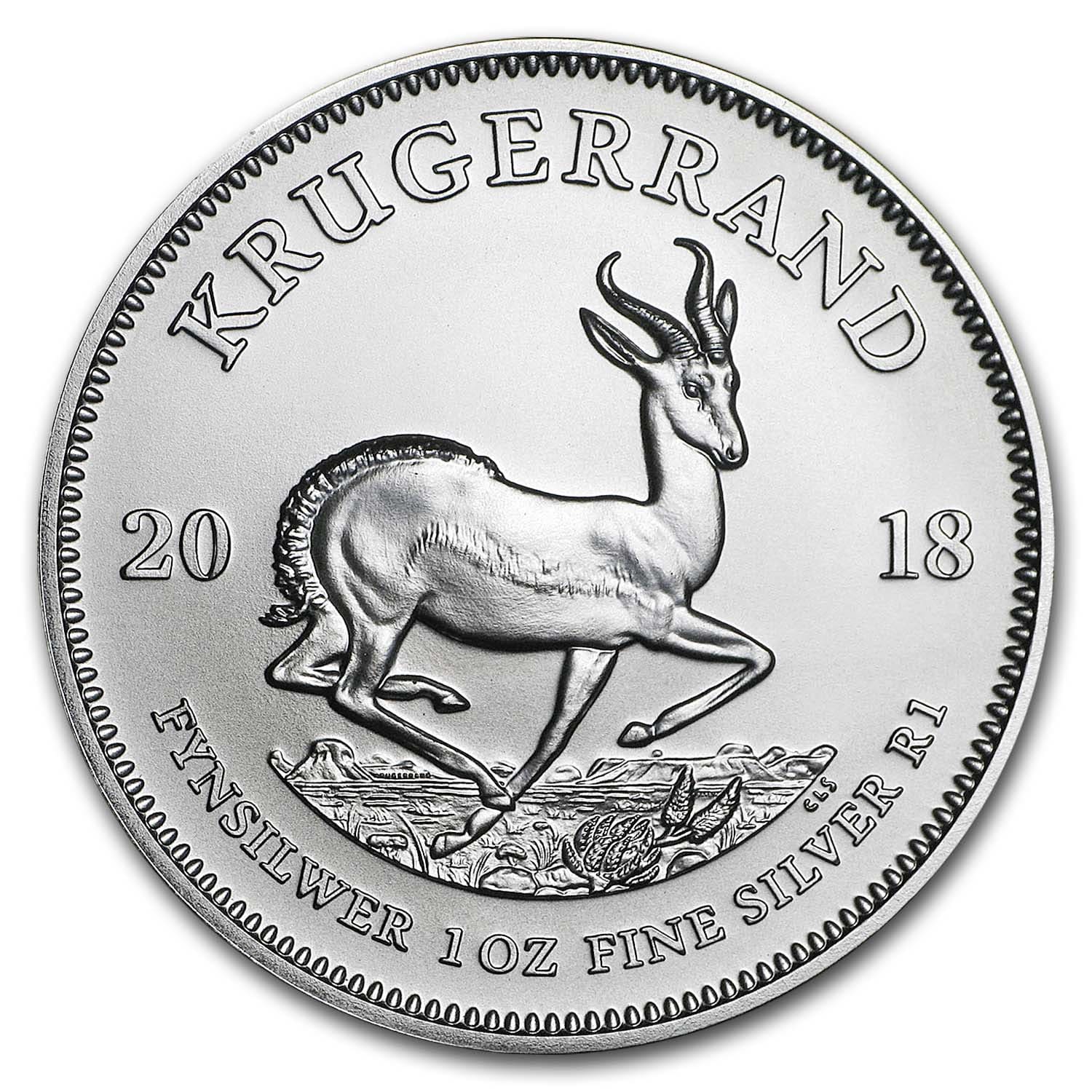 Buy 2018 South Africa 1 oz Silver Krugerrand BU - Click Image to Close