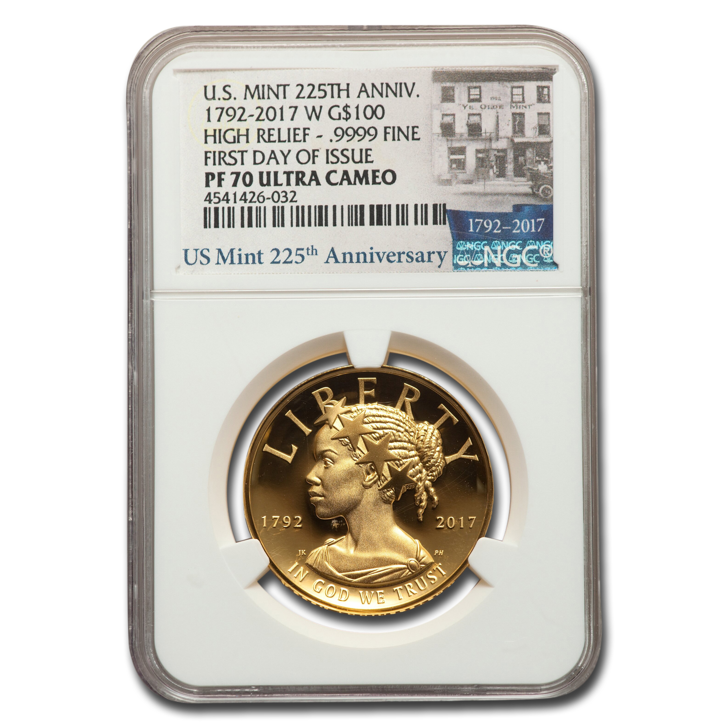 Buy 2017-W High Relief American Liberty Gold PF-70 NGC (First Day)