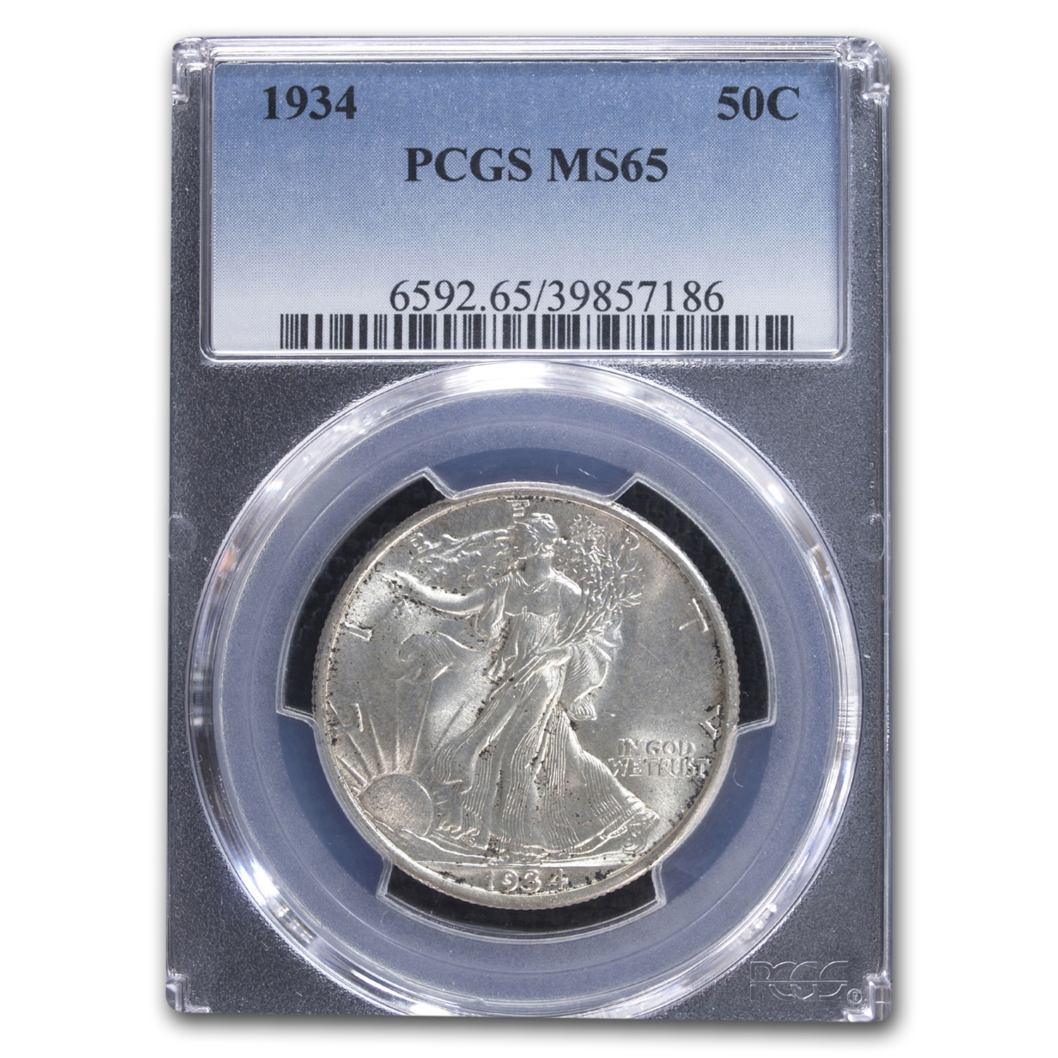 Buy 1934 Walking Liberty Half Dollar MS-65 PCGS
