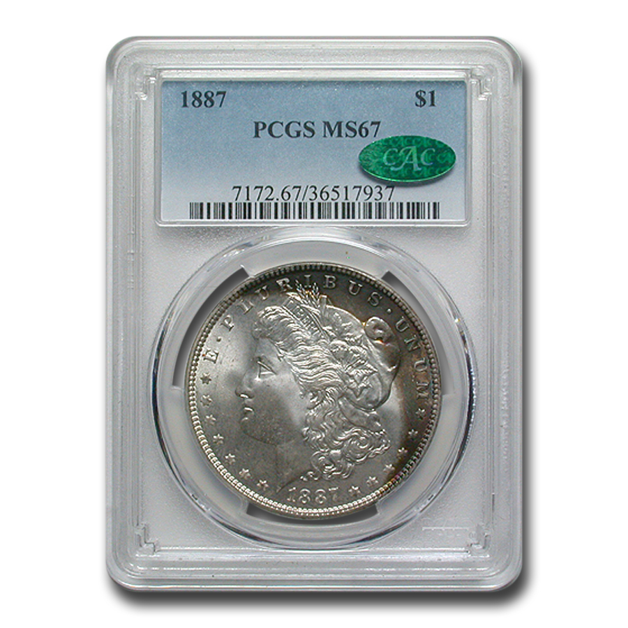Buy 1887 Morgan Dollar MS-67 PCGS CAC