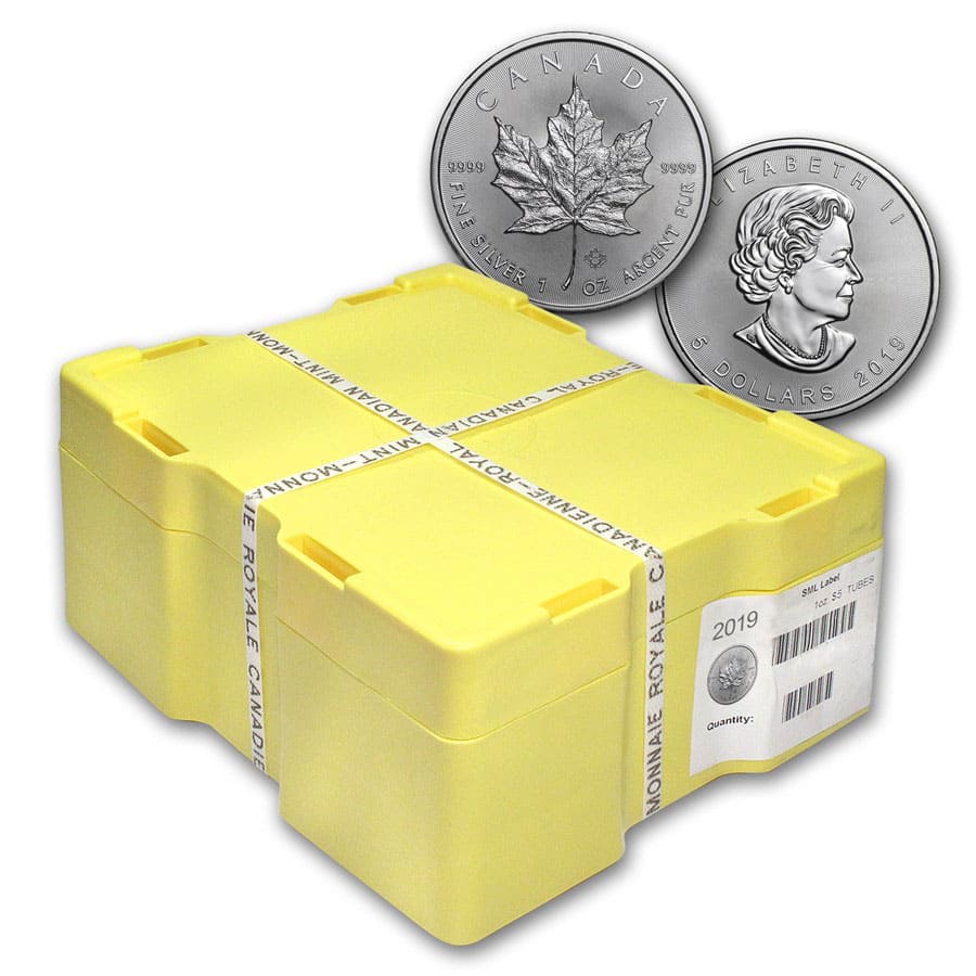 Buy 2019 Canada 500-Coin Silver Maple Leaf Monster Box (Sealed)