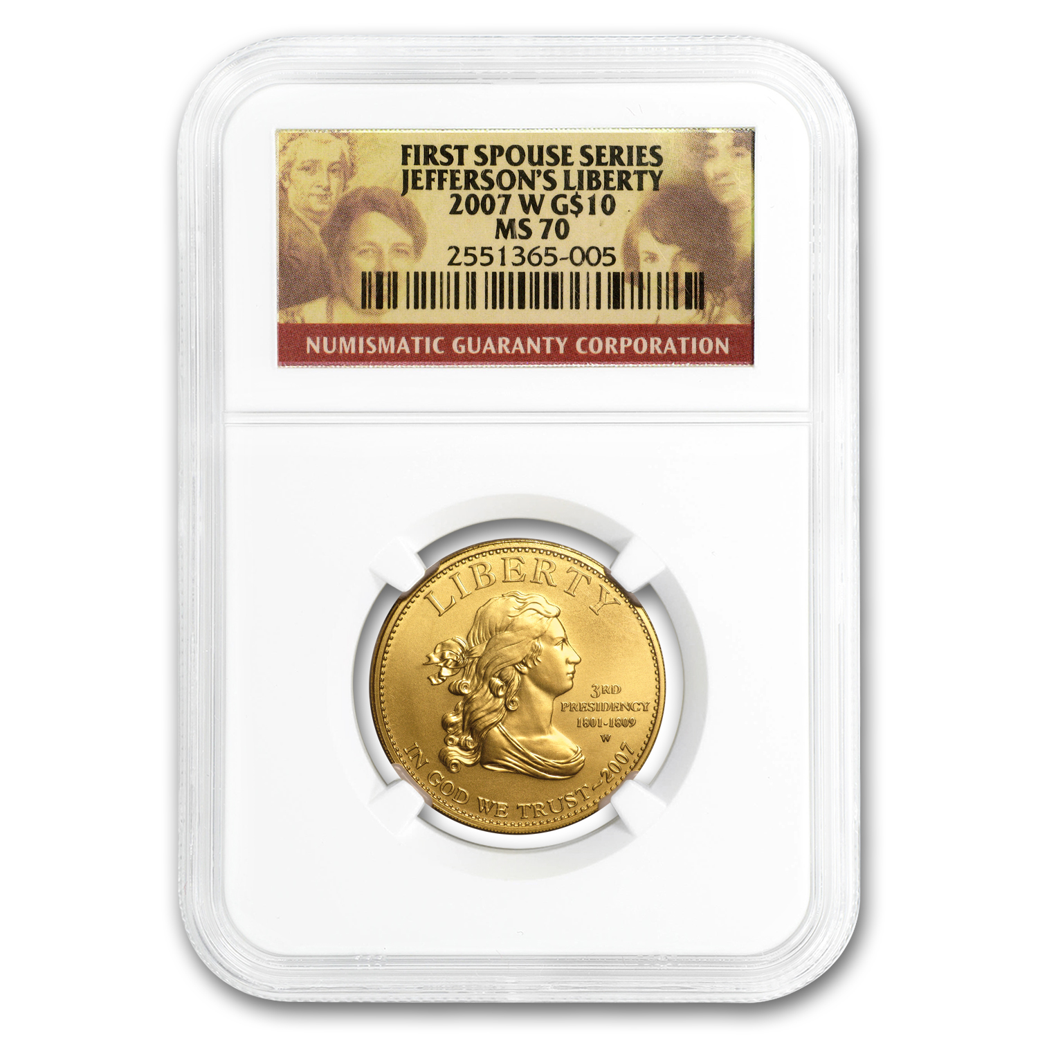 Buy 1/2 oz Gold First Spouse Coins MS-70 NGC (Random Year)