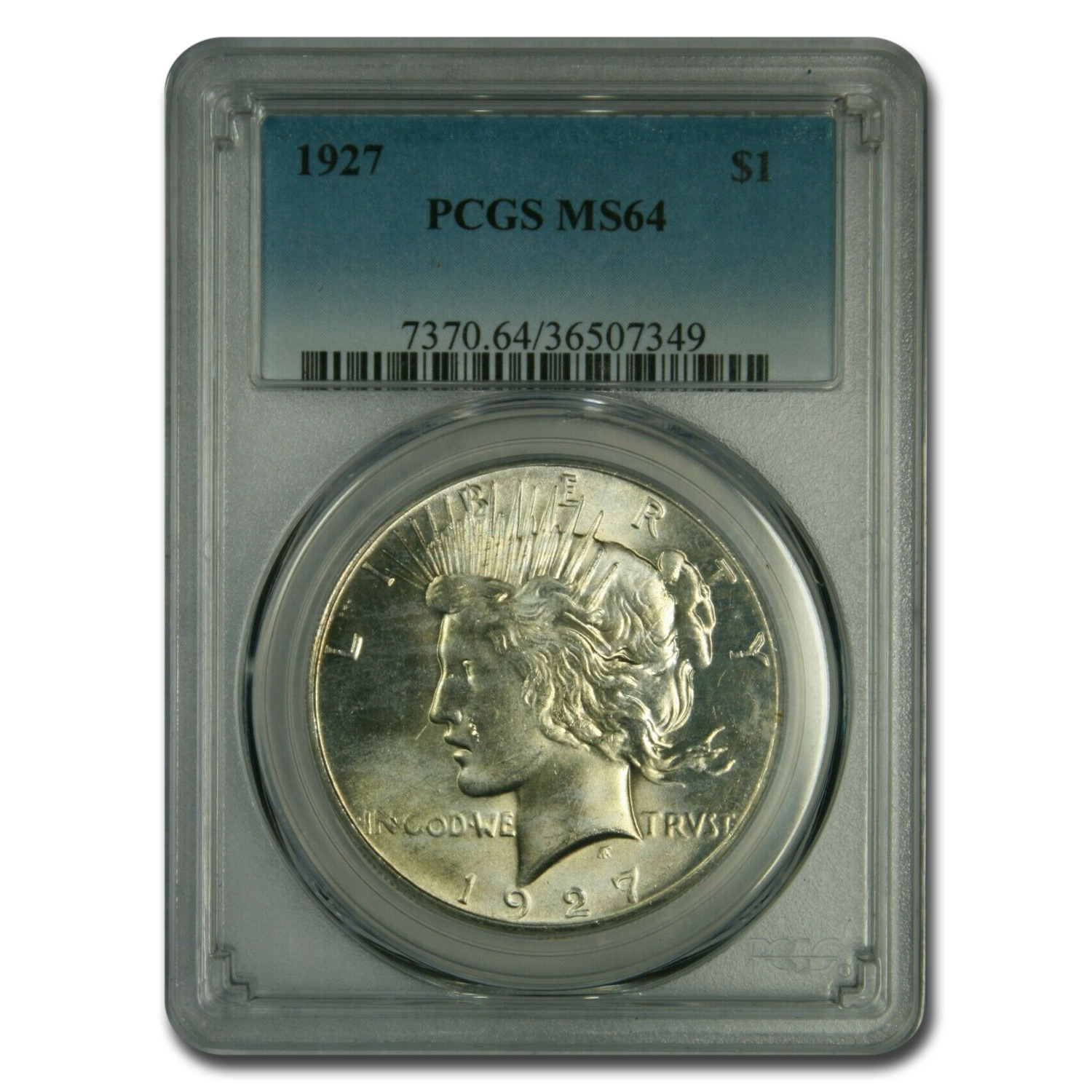 Buy 1927 Peace Dollar MS-64 PCGS