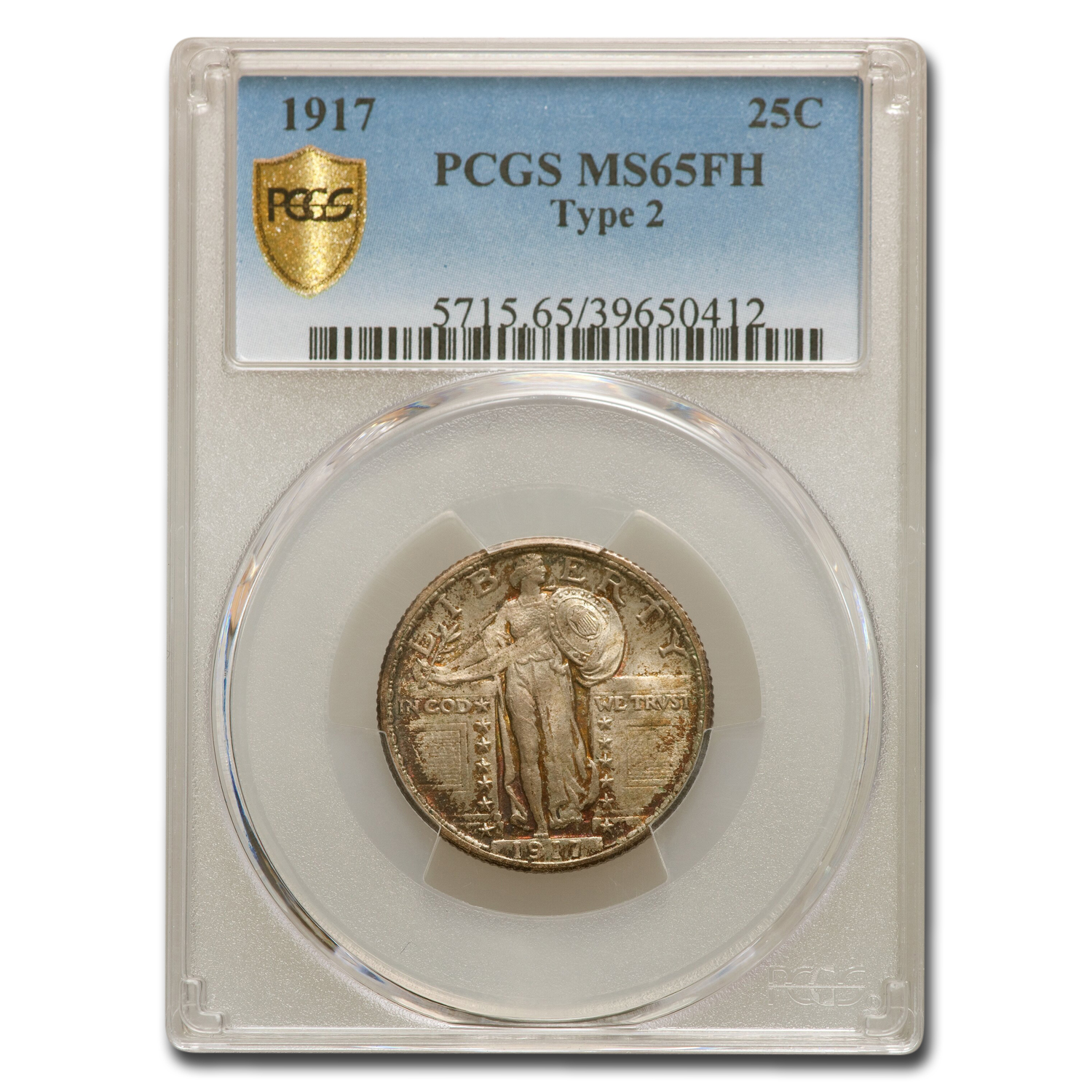 Buy 1917 Standing Liberty Quarter Type-II MS-65 Full Head PCGS