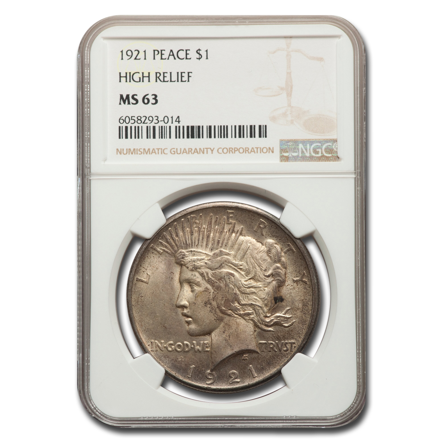 Buy MS-63 NGC 1921 Peace Dollar