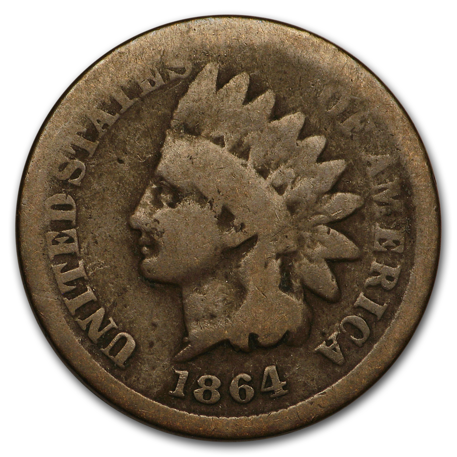 Buy 1864 Indian Head Cent Good (L on Ribbon)