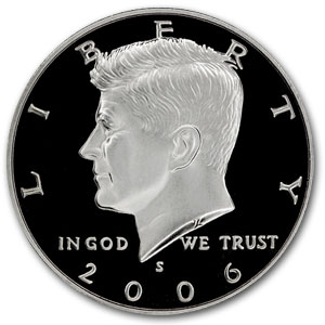 Buy 2006-S Kennedy Half Dollar Gem Proof