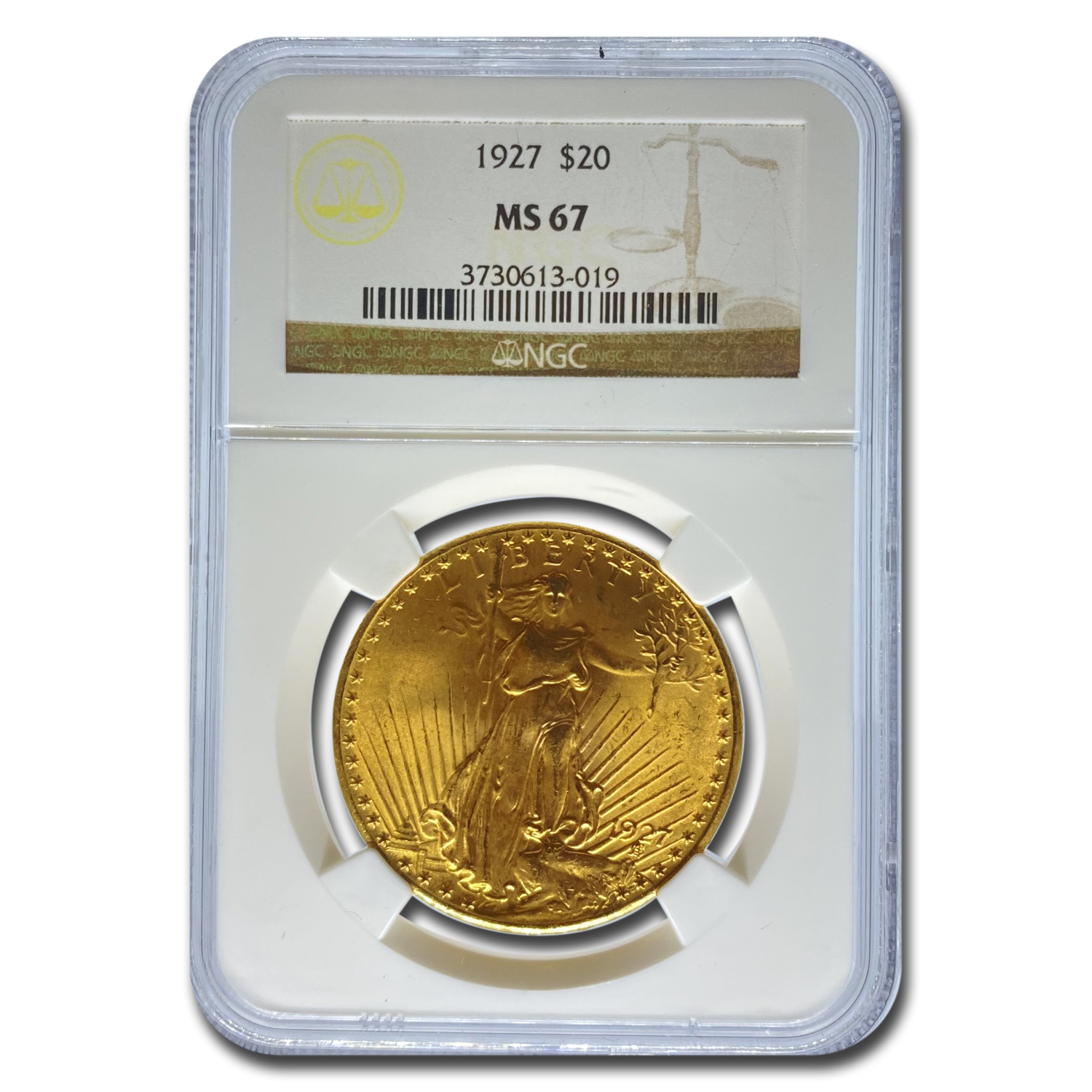 Buy 1927 $20 Saint-Gaudens Gold Double Eagle MS-67 NGC