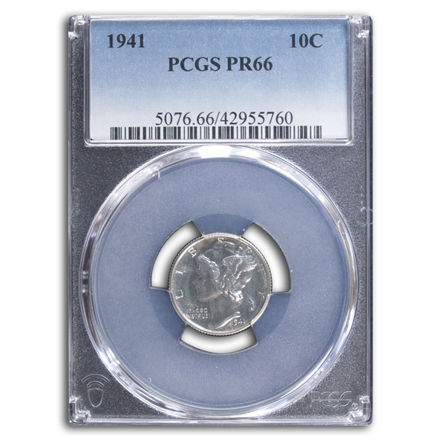 Buy 1941 Mercury Dime PR-66 PCGS