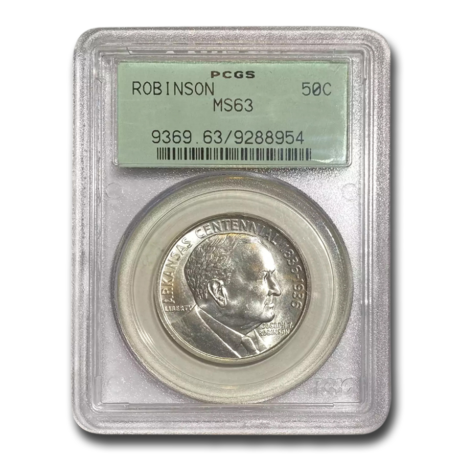 Buy 1936 Robinson-Arkansas Half Dollar MS-63 PCGS - Click Image to Close