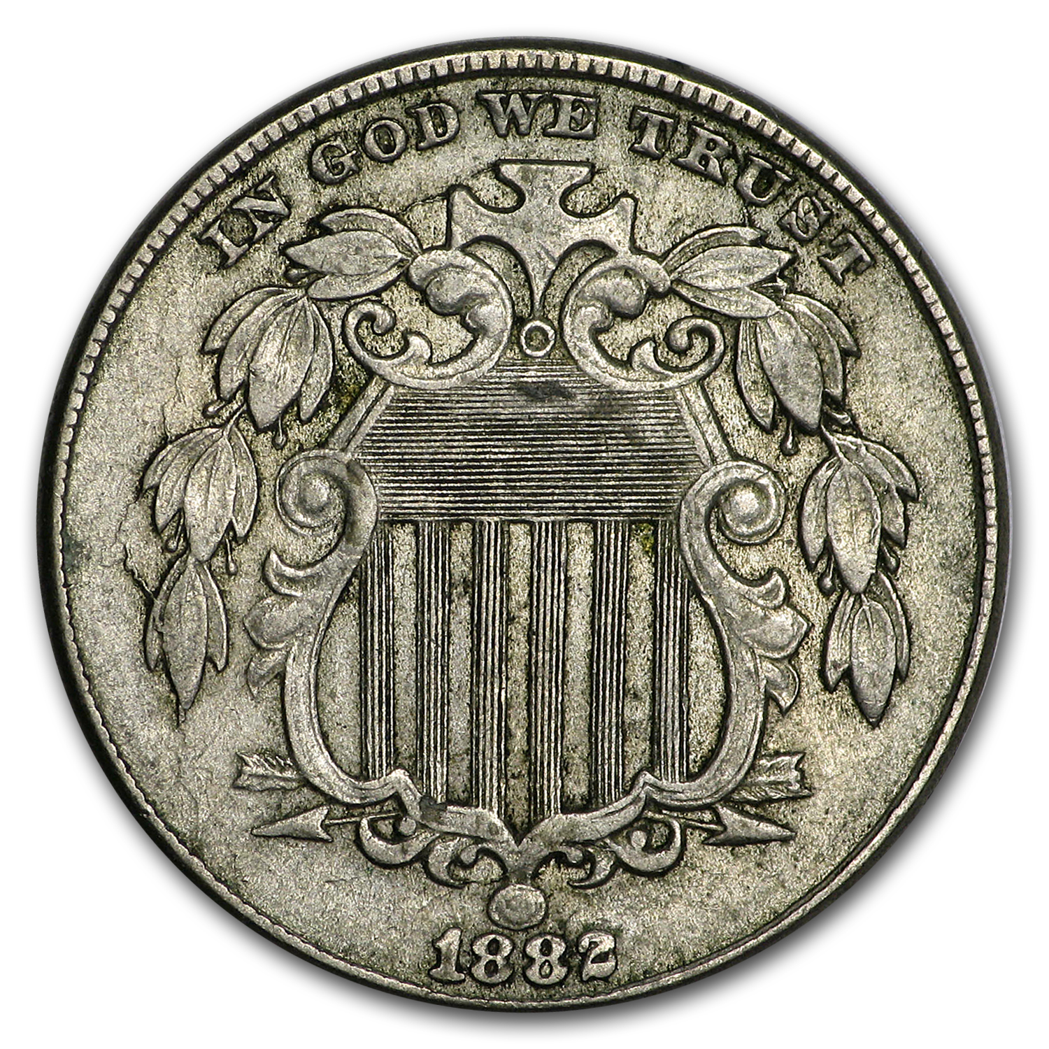 Buy 1882 Shield Nickel AU