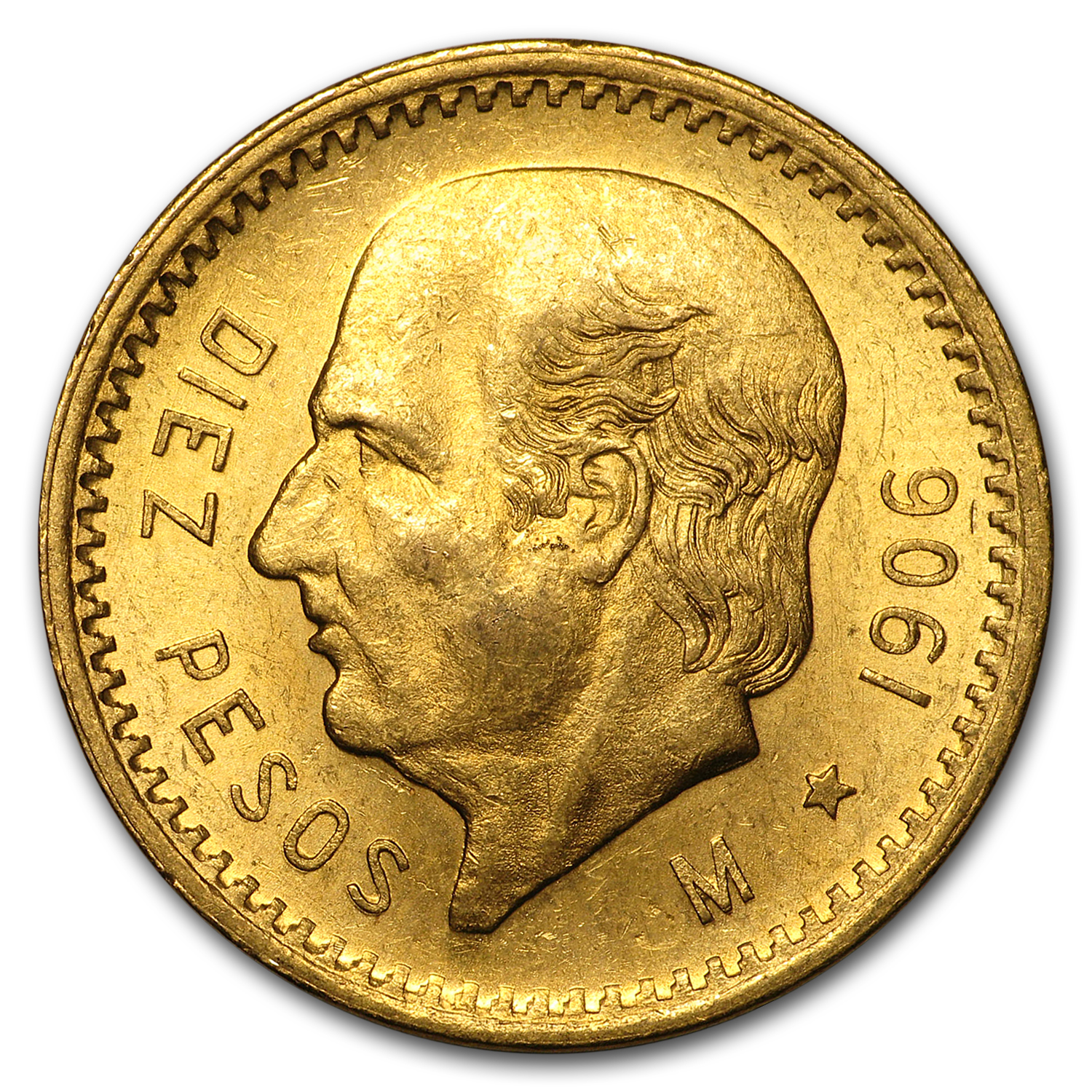 Buy 1906 Mexico Gold 10 Pesos BU - Click Image to Close