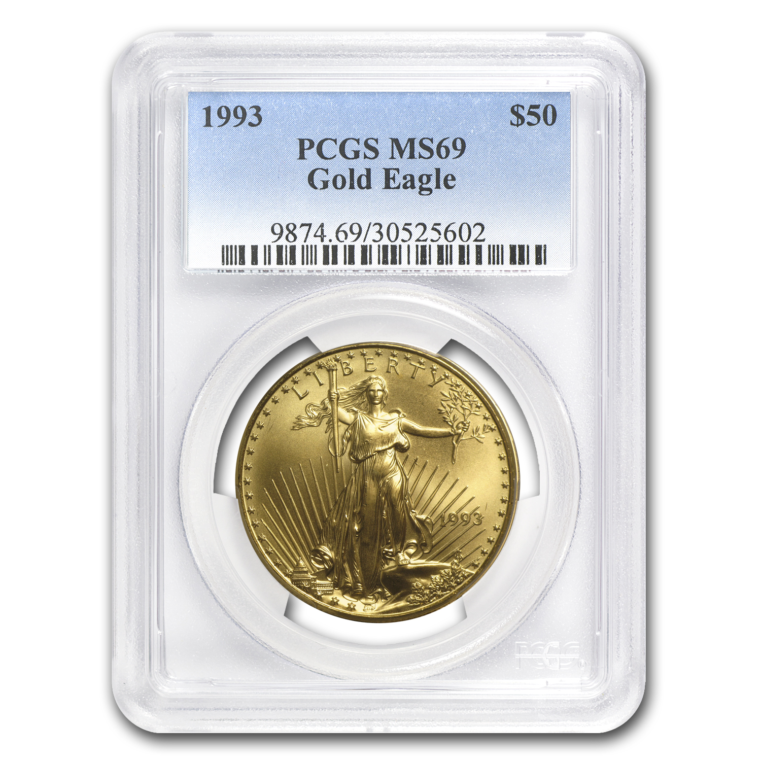 Buy 1993 1 oz American Gold Eagle MS-69 PCGS