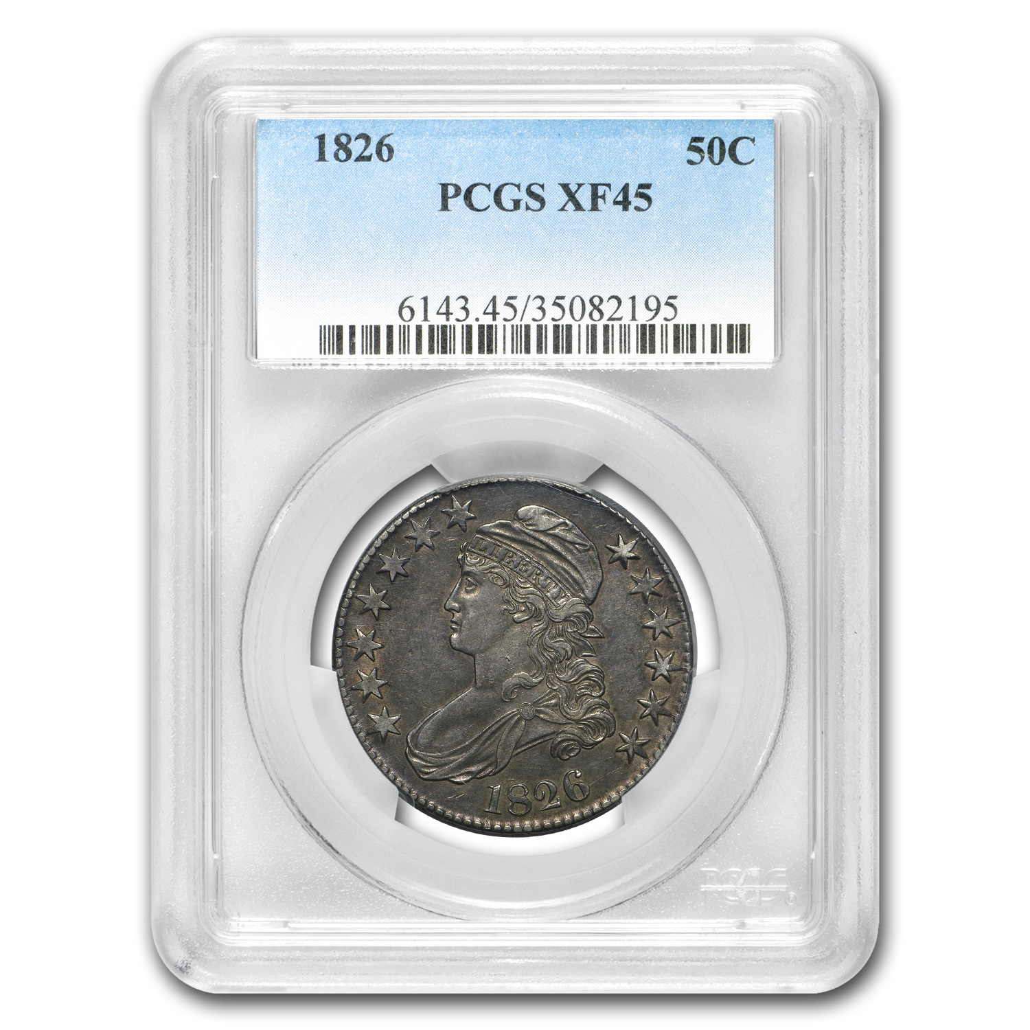 Buy 1826 Bust Half Dollar XF-45 PCGS - Click Image to Close