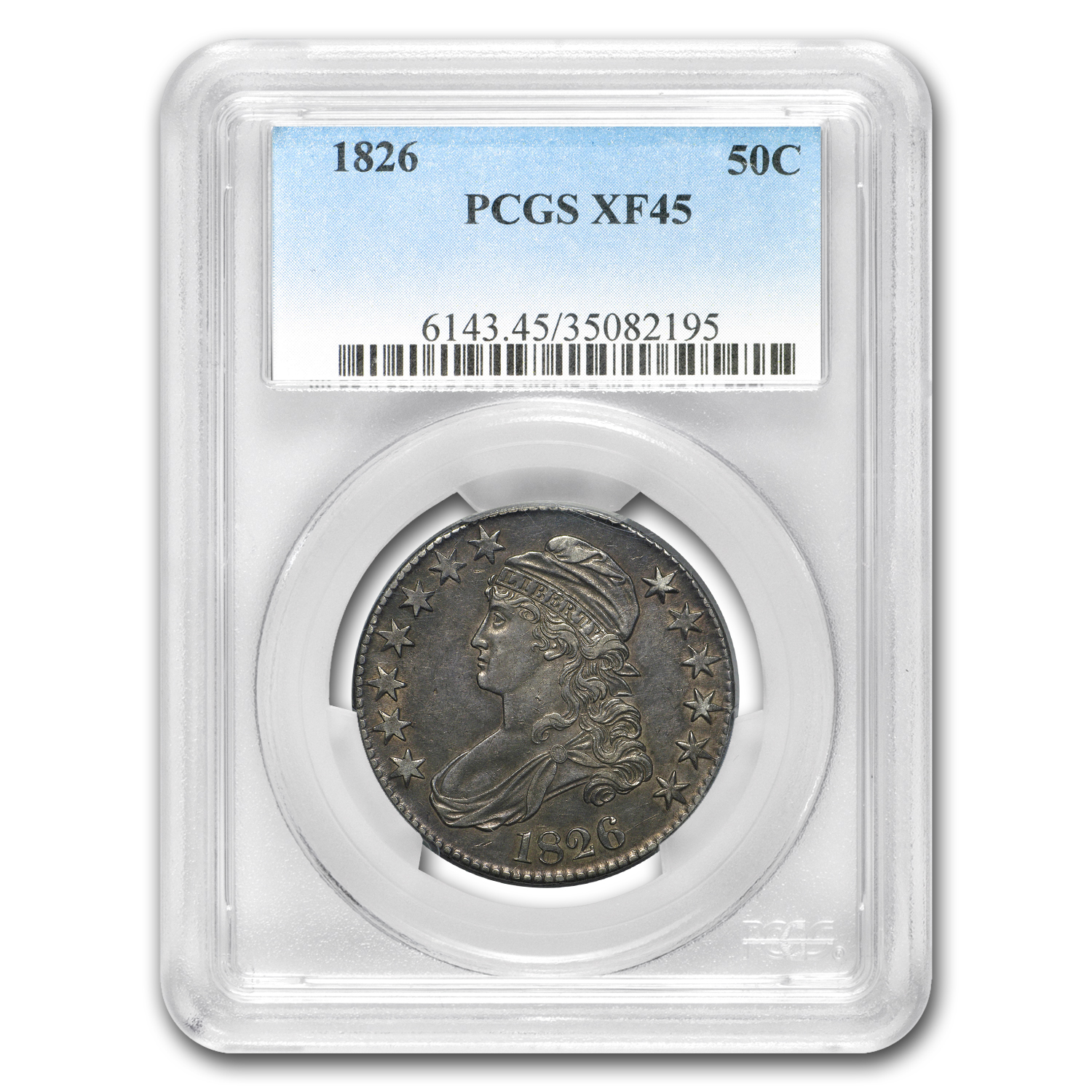 Buy 1826 Bust Half Dollar XF-45 PCGS