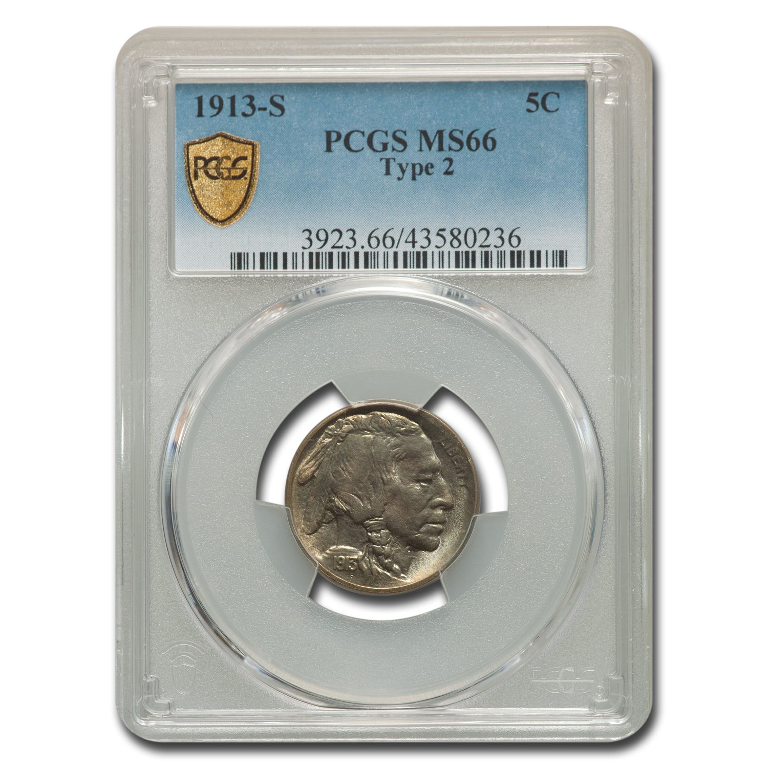 Buy 1913-S Buffalo Nickel Type-II MS-66 PCGS