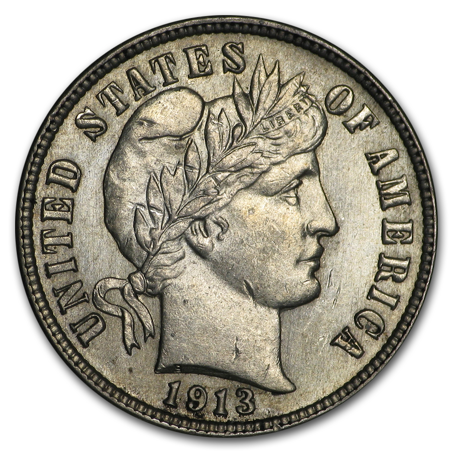 Buy 1913 Barber Dime AU