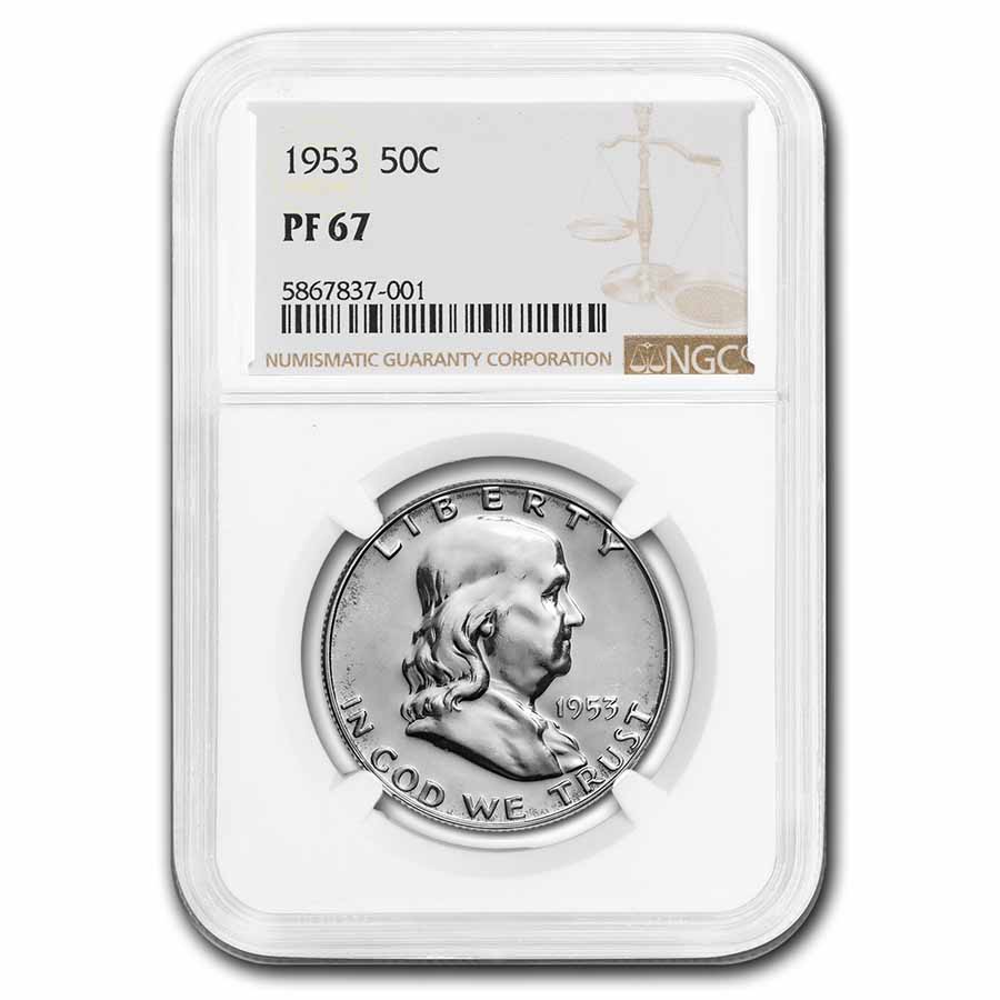 Buy 1953 Franklin Half Dollar PF-67 NGC