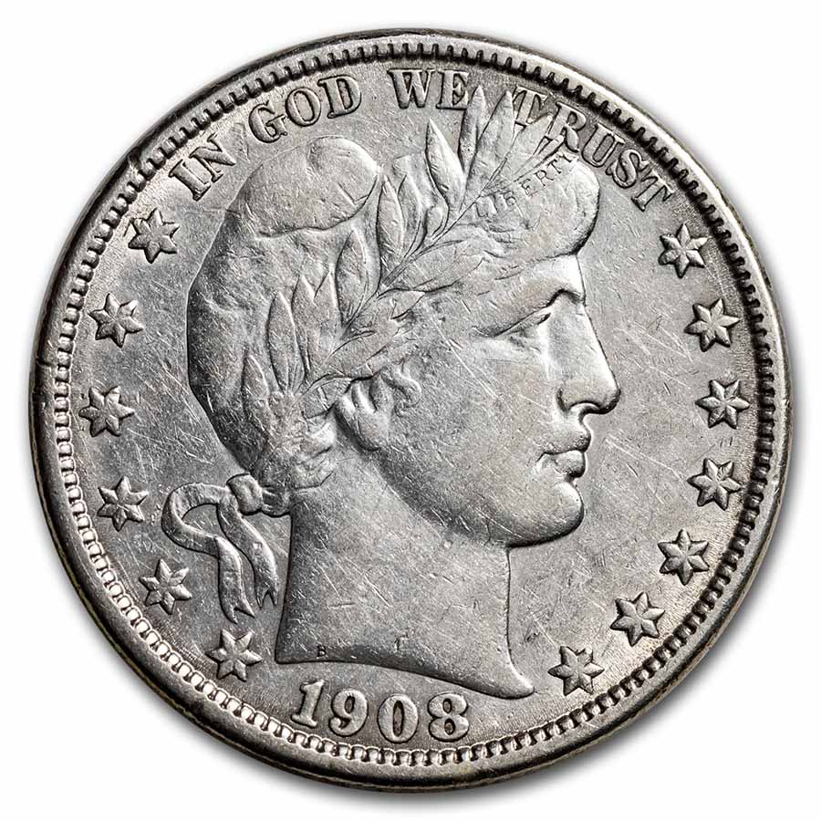 Buy 1908-O Barber Half Dollar AU