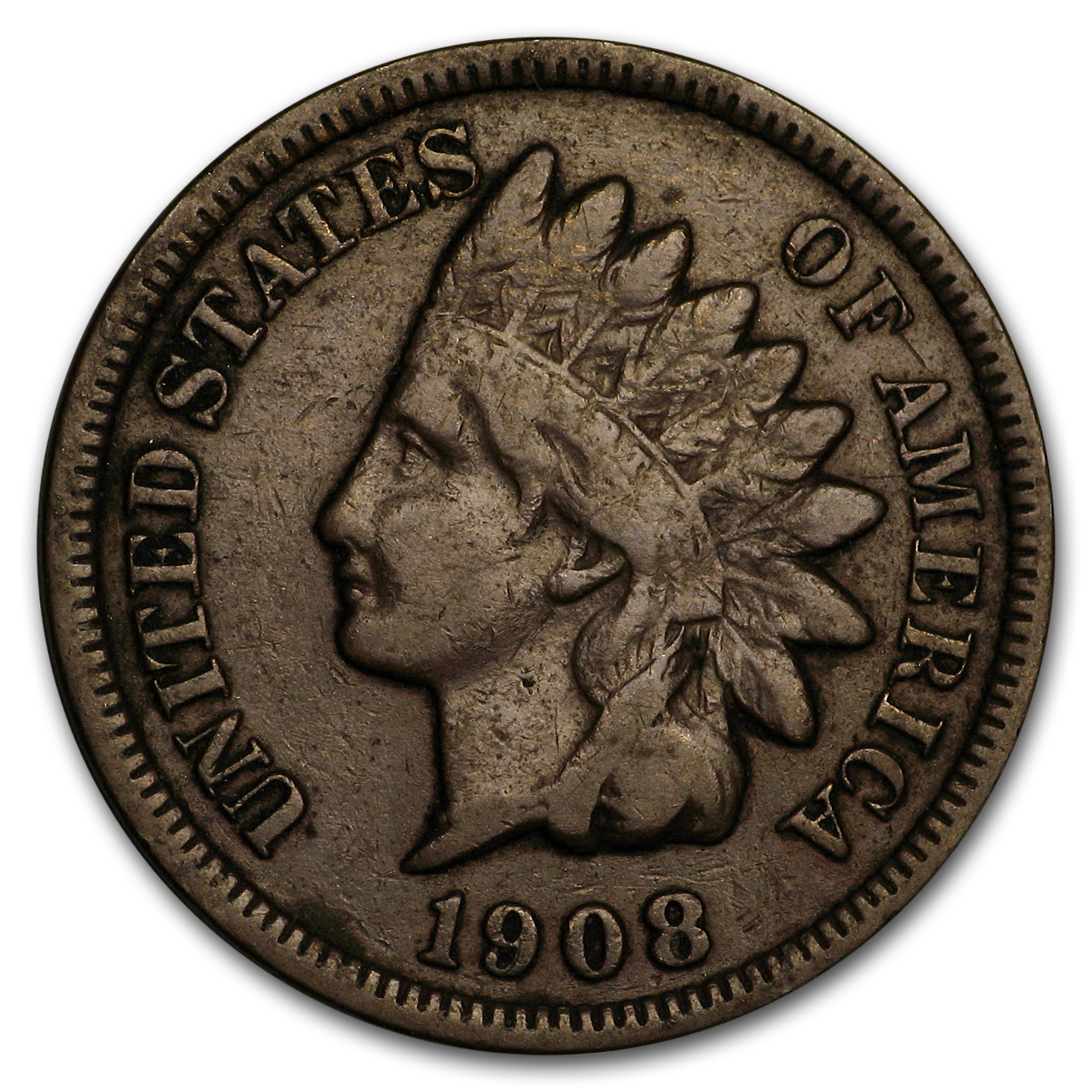 Buy 1908-S Indian Head Cent VG