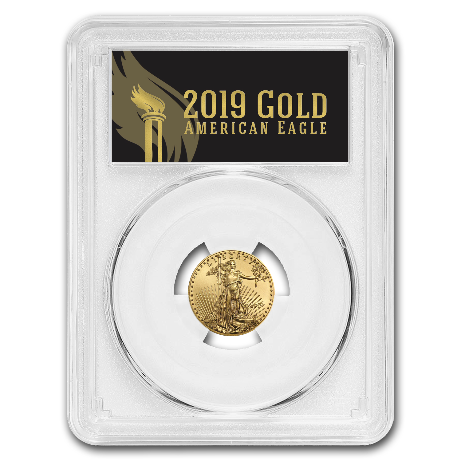 Buy 2019 1/10 oz Gold Eagle MS-70 PCGS (FirstStrike?, Black Label)