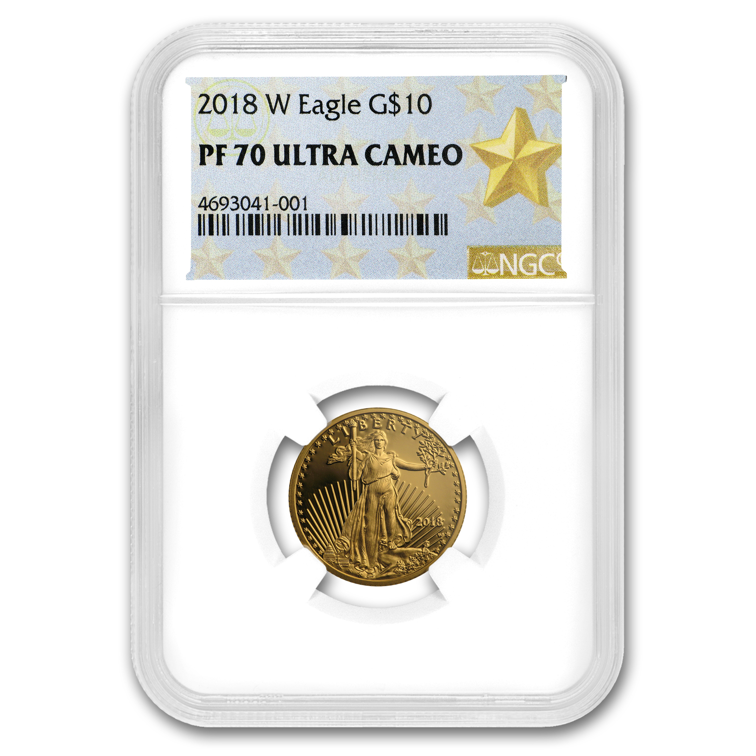 Buy 2018-W 1/4 oz Pf American Gold Eagle PF-70 NGC