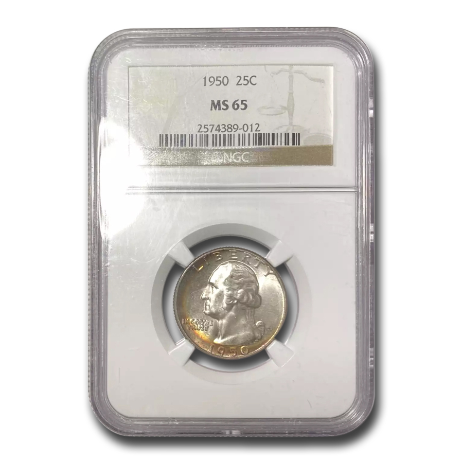 Buy 1950 Washington Quarter MS-65 NGC