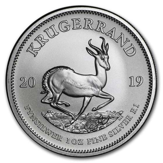 Buy 2019 South Africa 1 oz Silver Krugerrand BU