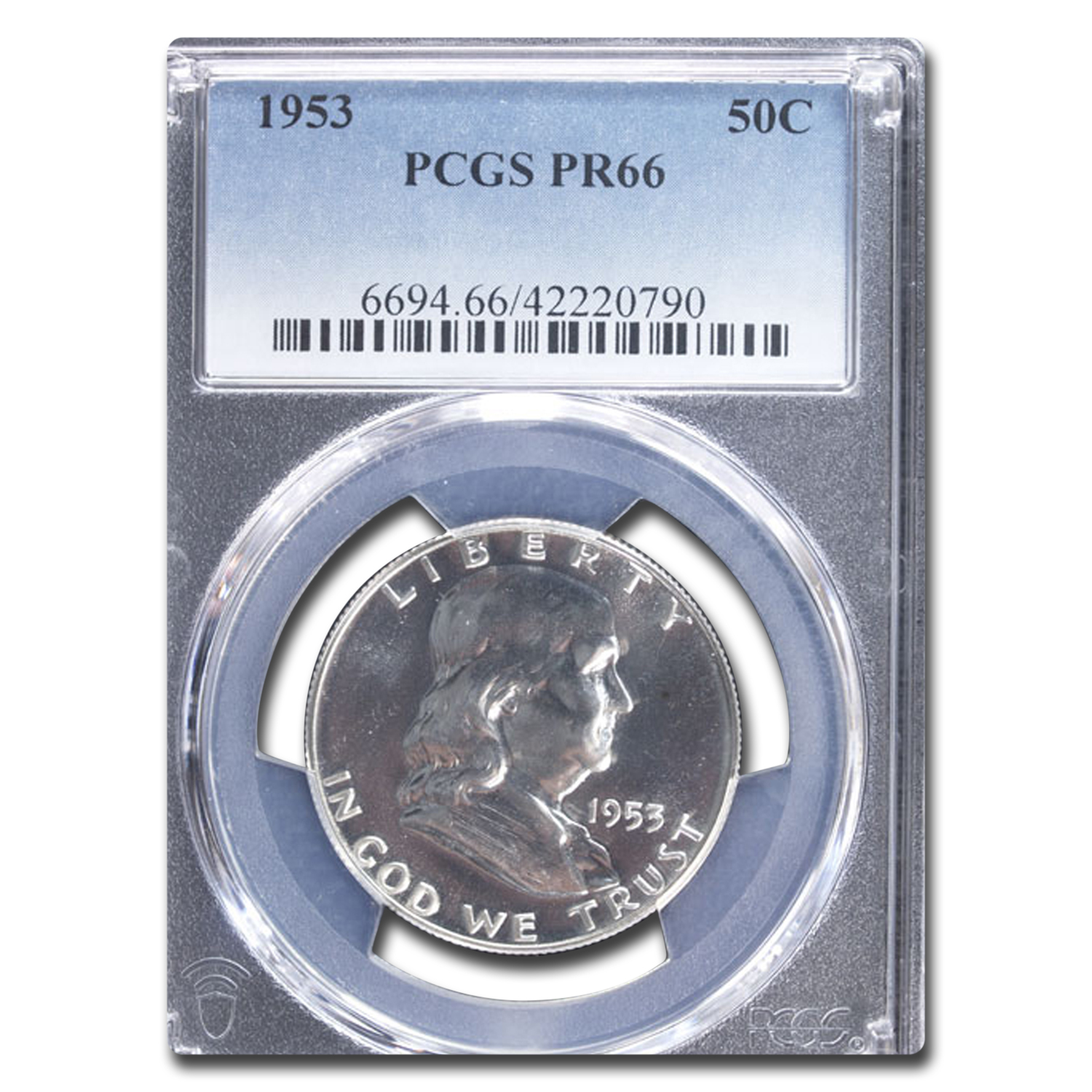 Buy 1953 Franklin Half Dollar PR-66 PCGS