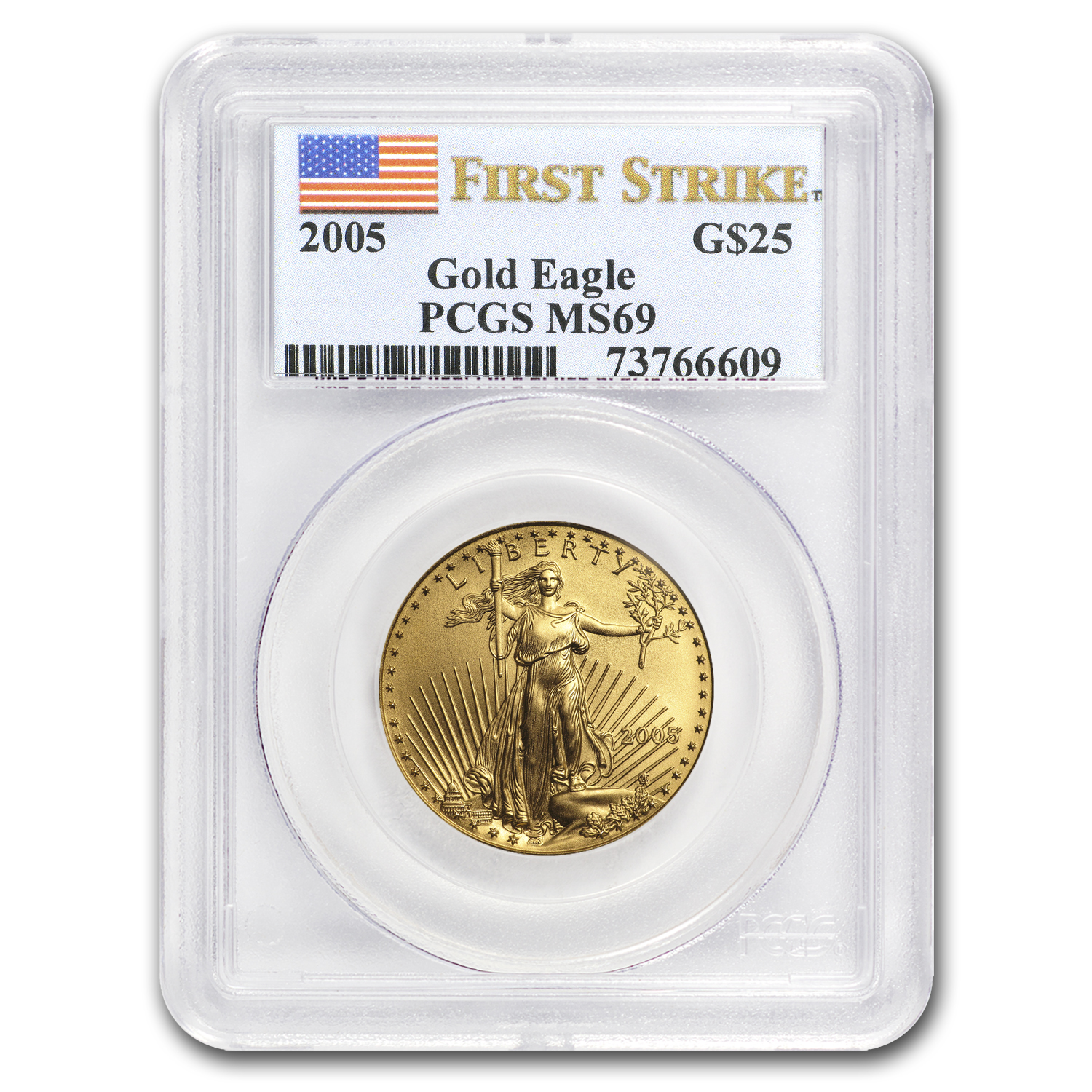 Buy 2005 1/2 oz American Gold Eagle MS-69 PCGS (FirstStrike?)