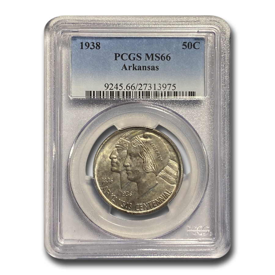 Buy 1938 Arkansas Half Dollar MS-66 PCGS