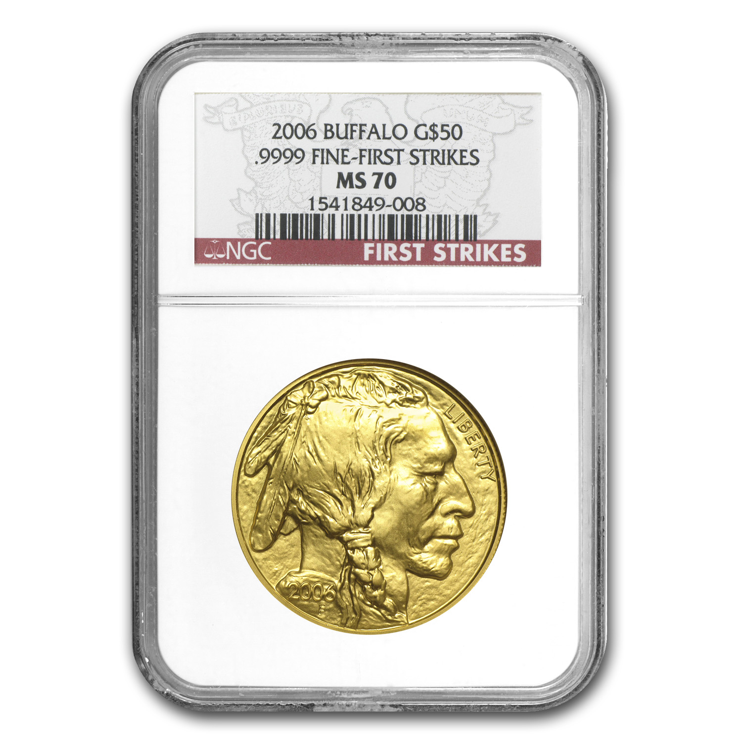 Buy 2006 1 oz Gold Buffalo MS-70 NGC (First Strikes)
