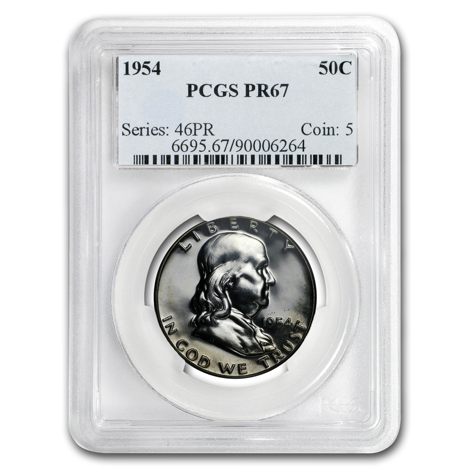 Buy 1954 Franklin Half Dollar PR-67 PCGS