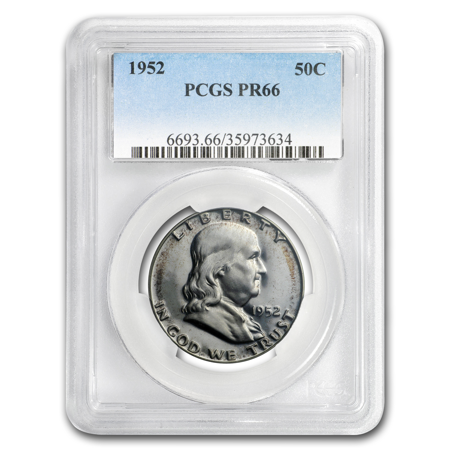 Buy 1952 Franklin Half Dollar PR-66 PCGS