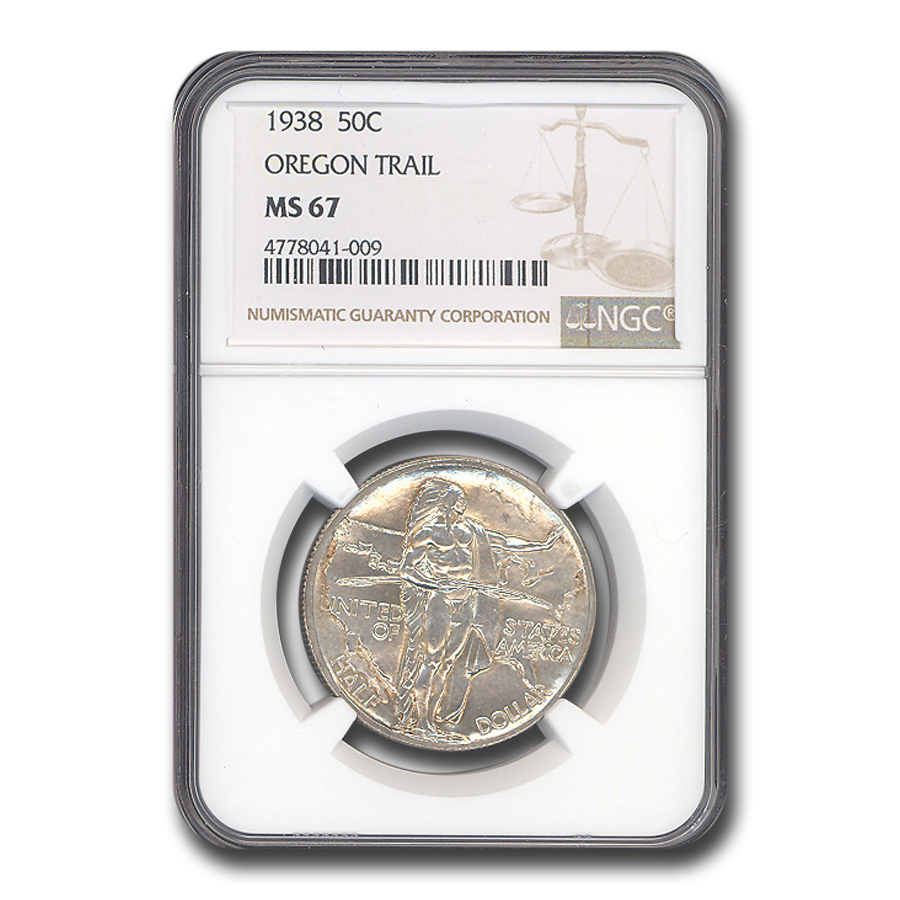 Buy 1938 Oregon Commemorative Half Dollar MS-67 NGC