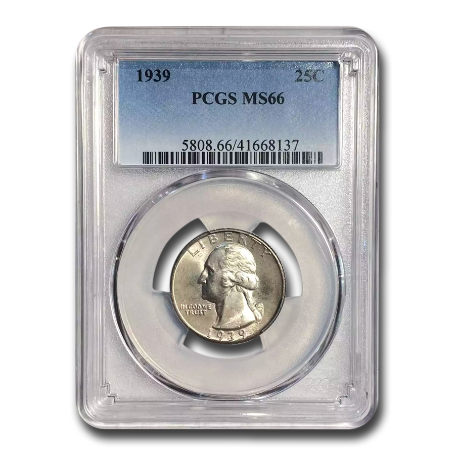 Buy 1939 Washington Quarter MS-66 PCGS - Click Image to Close