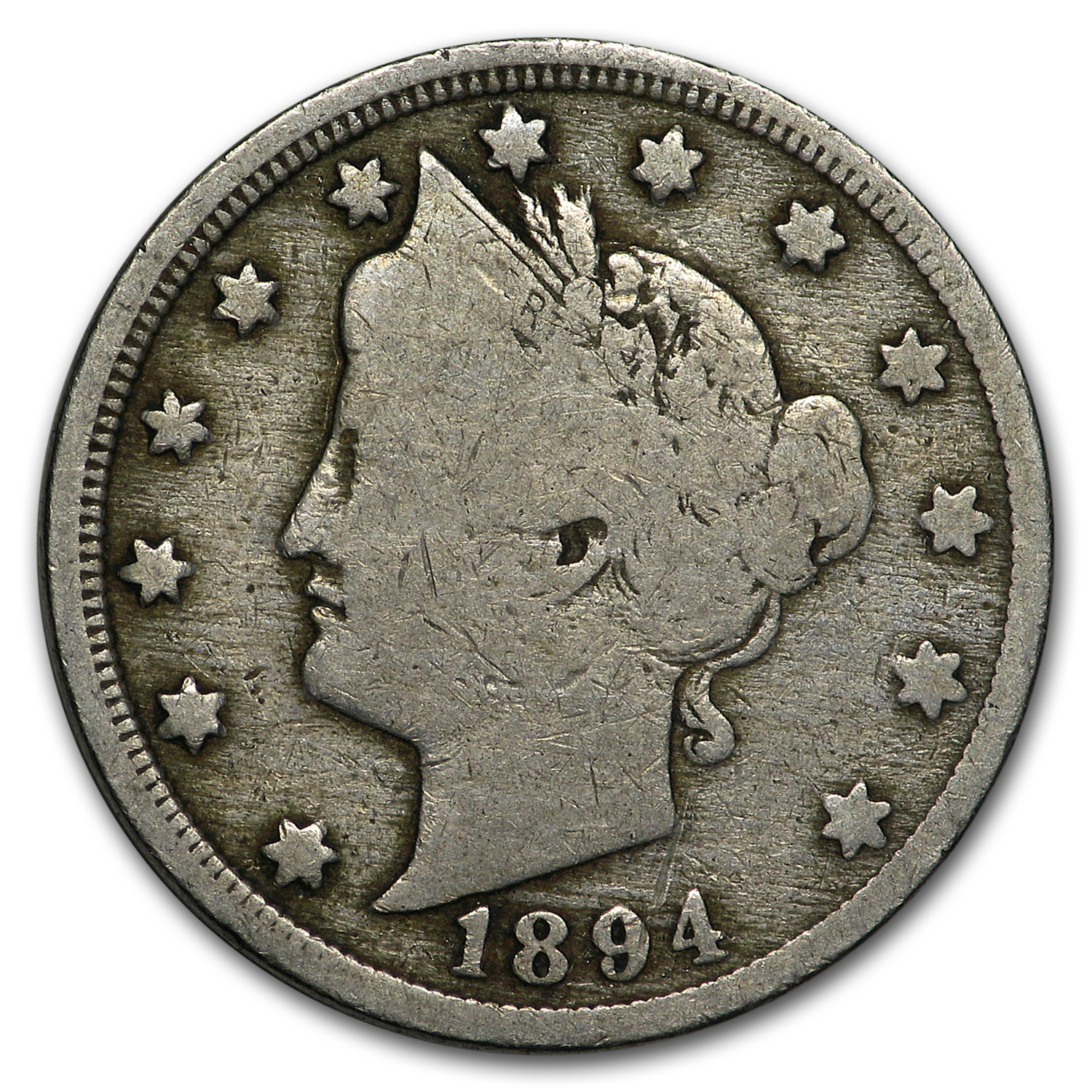 Buy 1894 Liberty Head V Nickel VG