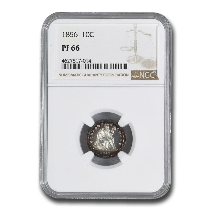 Buy 1856 Liberty Seated Dime PF-66 NGC