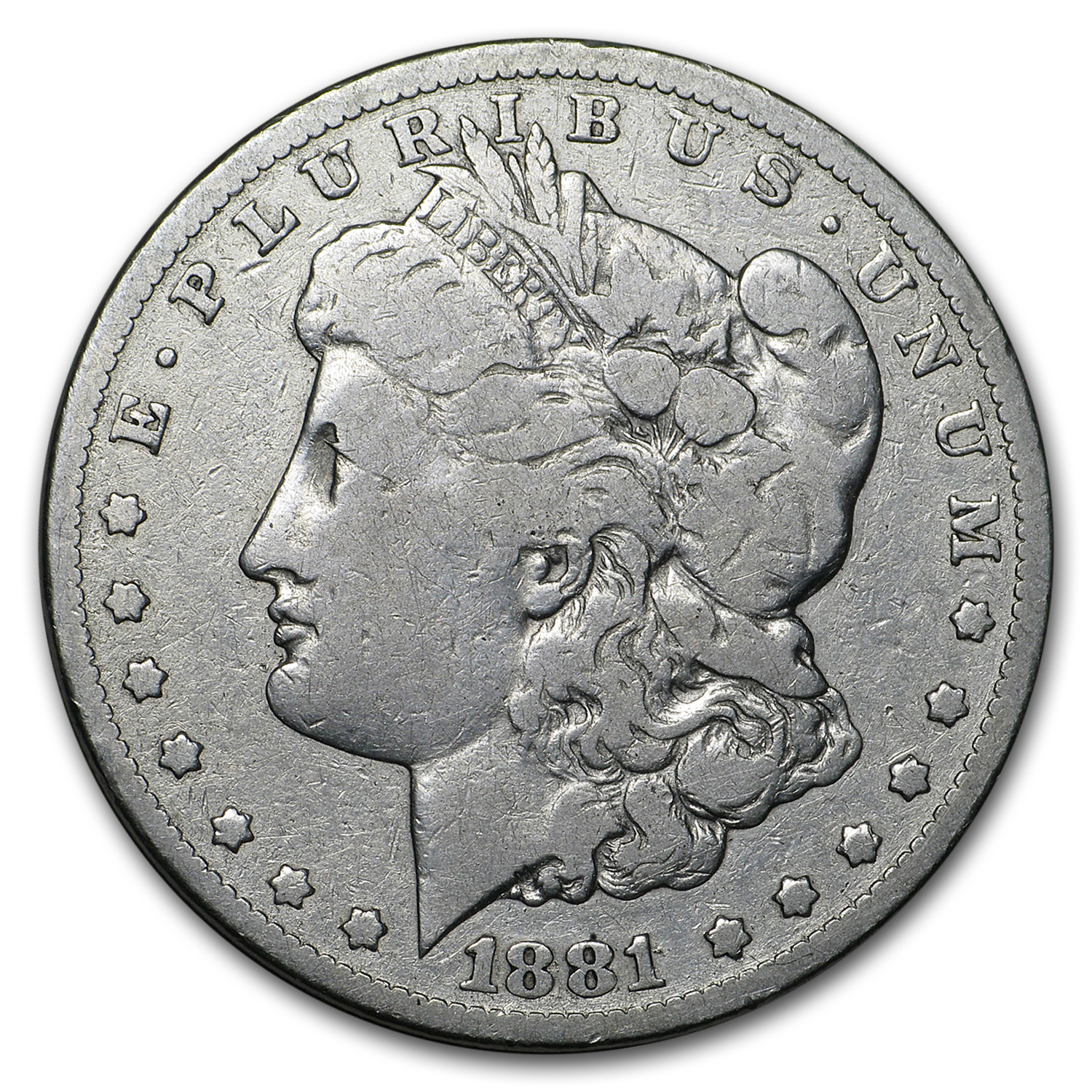 Buy 1881-CC Morgan Dollar VG Details (Cleaned)