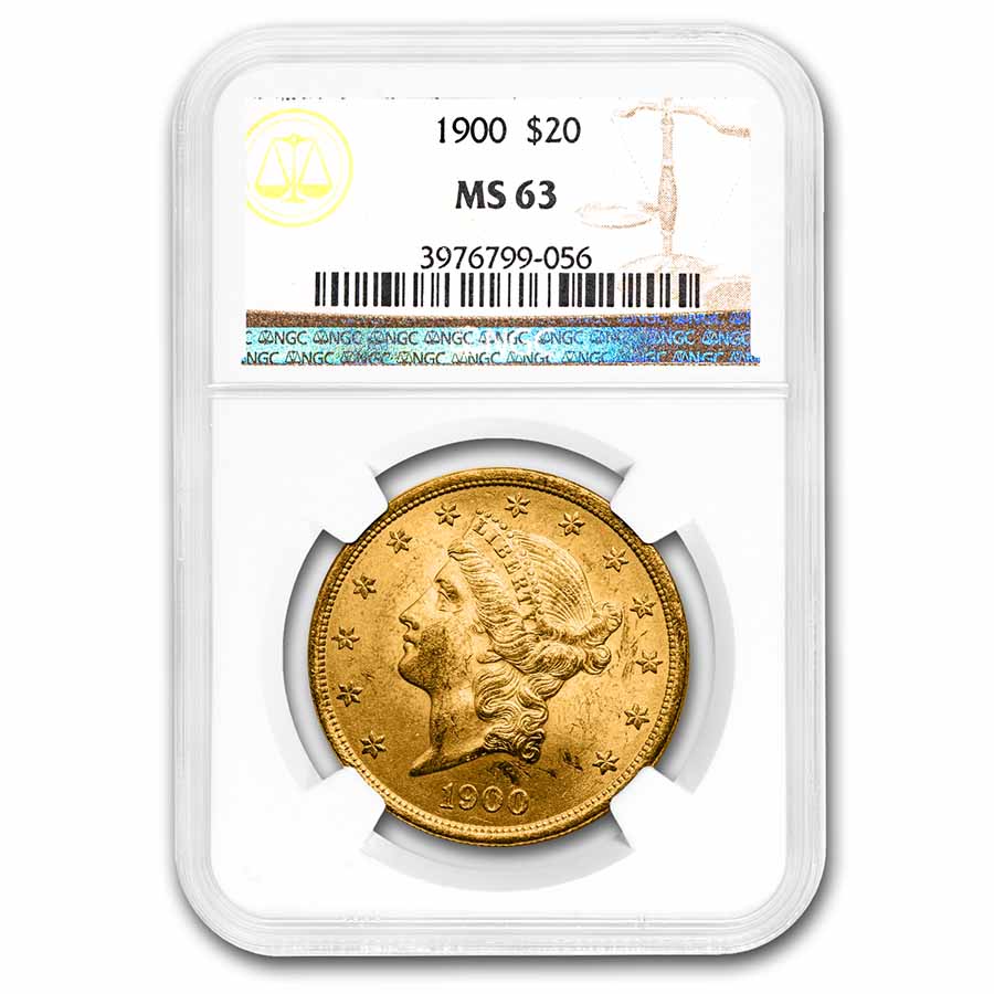 Buy MS-63 NGC $20 1900 Liberty Gold Double Eagle