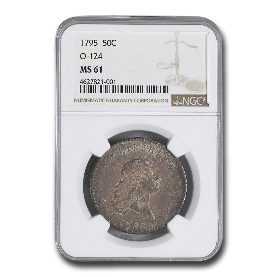 Buy 1795 Flowing Hair Half Dollar MS-61 NGC (O-124)