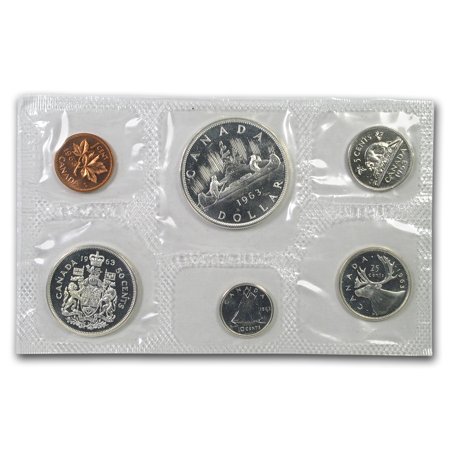 Buy 1963 Canada 6-Coin Silver Prooflike Set (1.11 ASW)