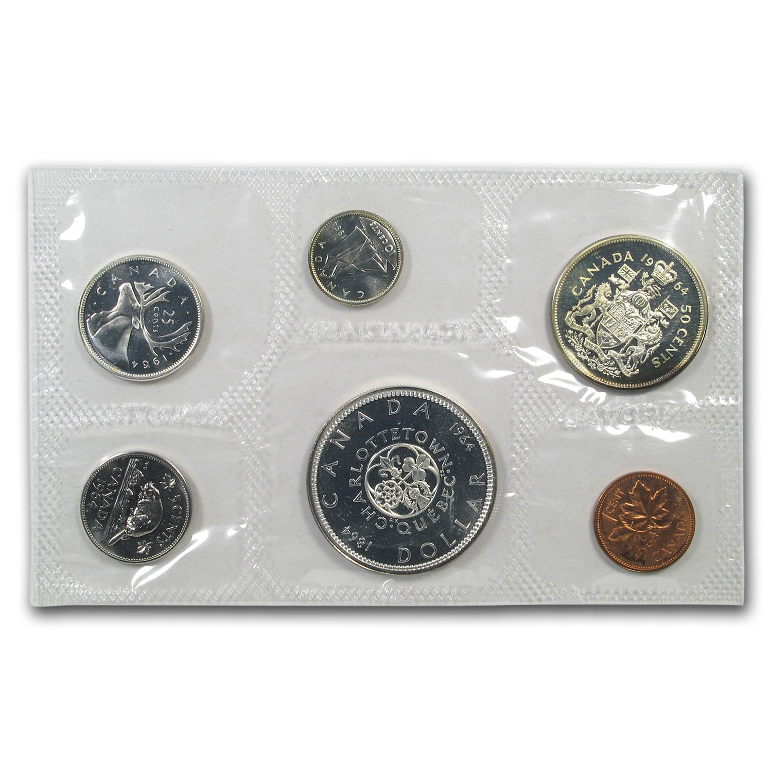 Buy 1964 Canada 6-Coin Silver Prooflike Set (1.11 ASW) - Click Image to Close