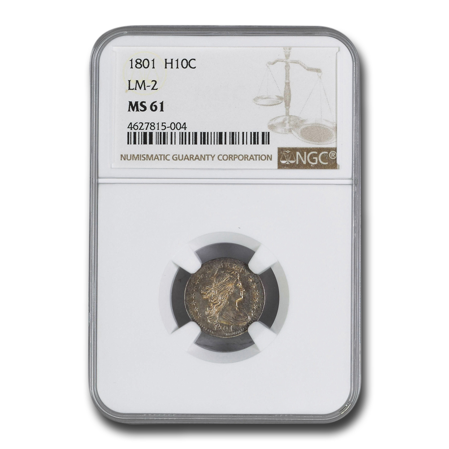 Buy 1801 Draped Bust Half Dime MS-61 NGC (LM-2) - Click Image to Close
