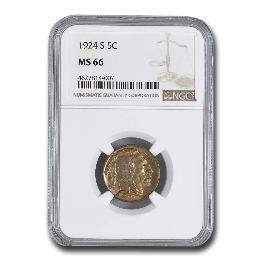 Buy 1924-S Buffalo Nickel MS-66 NGC